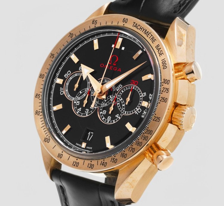 Omega Speedmaster Broad Arrow 18k Red Gold Speedmaster Olympic Limited Edition Watch