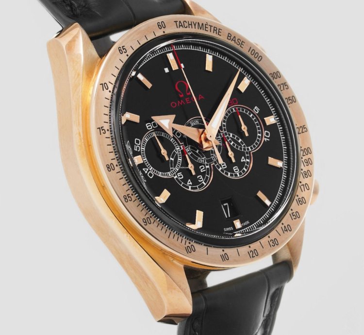Omega Speedmaster Broad Arrow 18k Red Gold Speedmaster Olympic Limited Edition Watch
