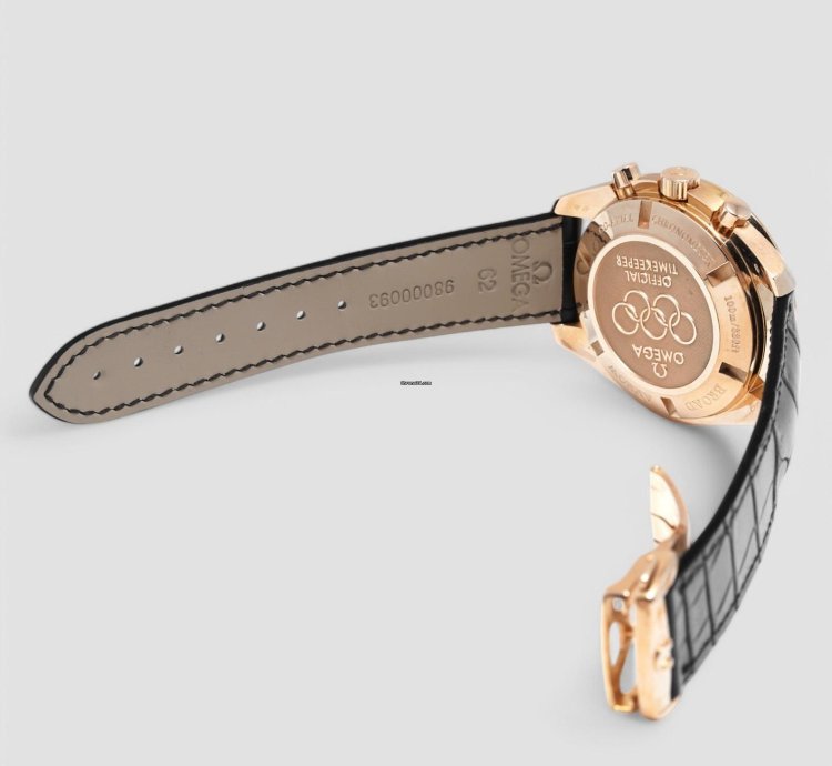 Omega Speedmaster Broad Arrow 18k Red Gold Speedmaster Olympic Limited Edition Watch