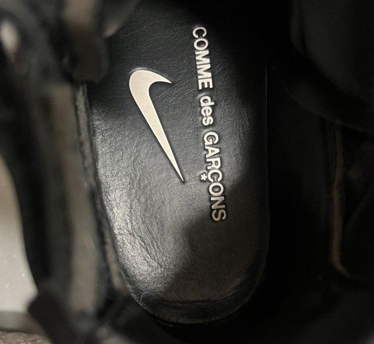 Comme Des Garcons Air Force 1 Mid Black Sail