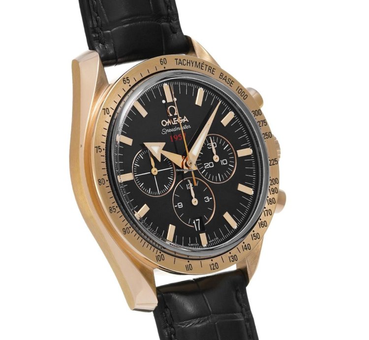 Omega Speedmaster Broad Arrow 321 53 42 50 01 00 Automatic 2022 Red Gold Very Good