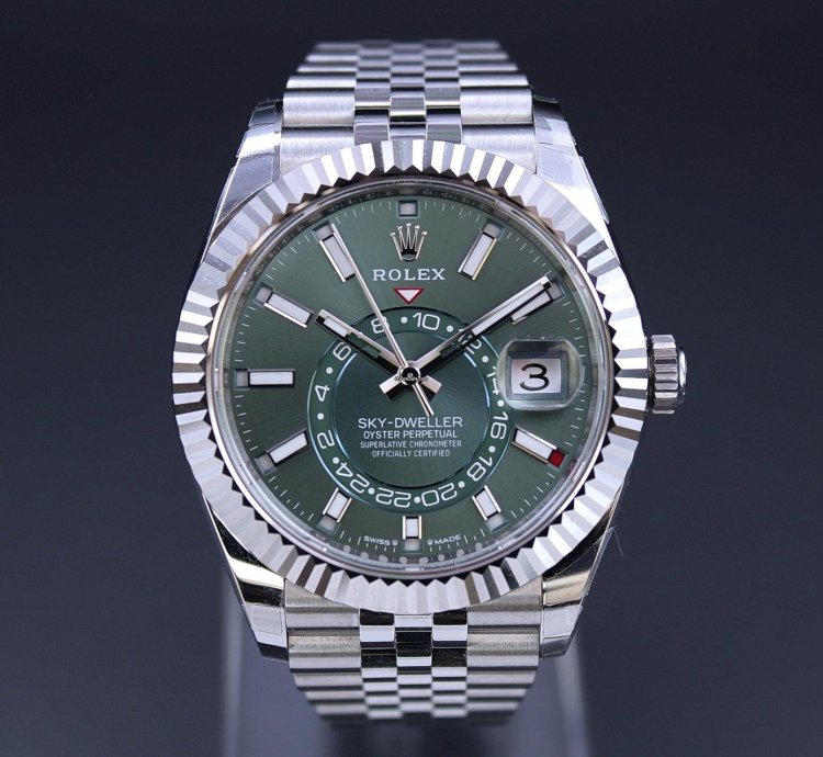 Rolex Sky-dweller In Stock New Sky-dweller Green Dial
