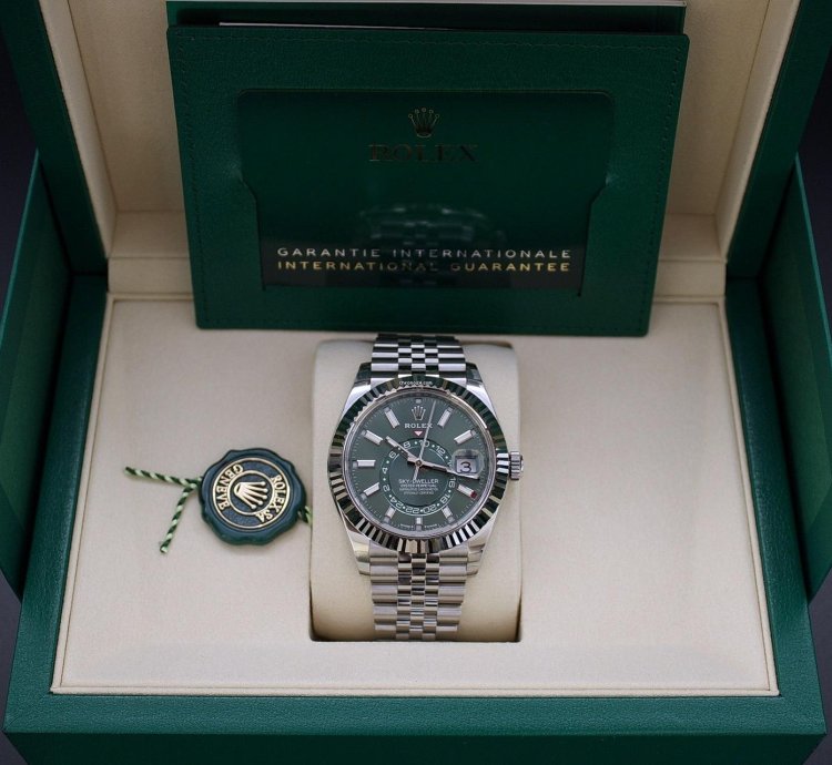 Rolex Sky-dweller In Stock New Sky-dweller Green Dial