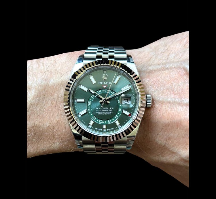 Rolex Sky-dweller In Stock New Sky-dweller Green Dial
