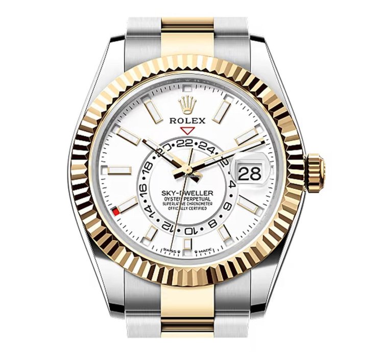 Rolex Sky-dweller Intense White Dial Oyster