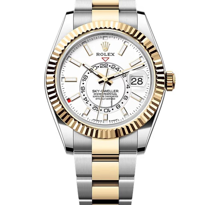 Rolex Sky-dweller Intense White Dial Oyster