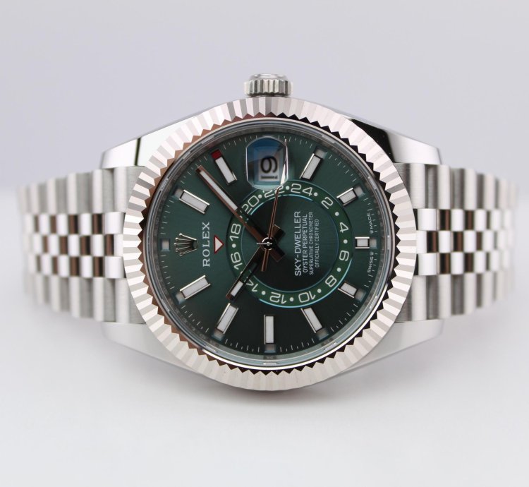 Rolex Sky-dweller Jubilee - 2024 Full Set - Mint Green