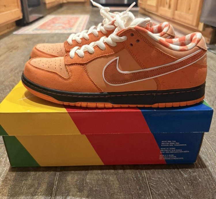 Concepts Nike Sb Dunk Orange Lobster