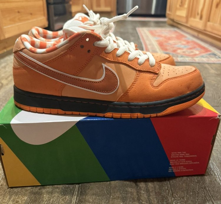 Concepts Nike Sb Dunk Orange Lobster