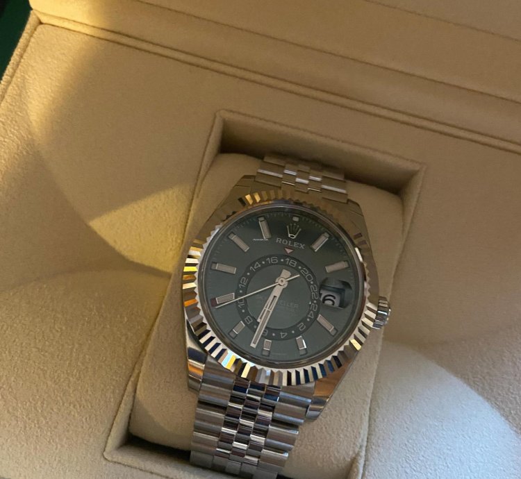 Rolex Sky-dweller Jubilee Mint Green 12 2023 Ref 336934