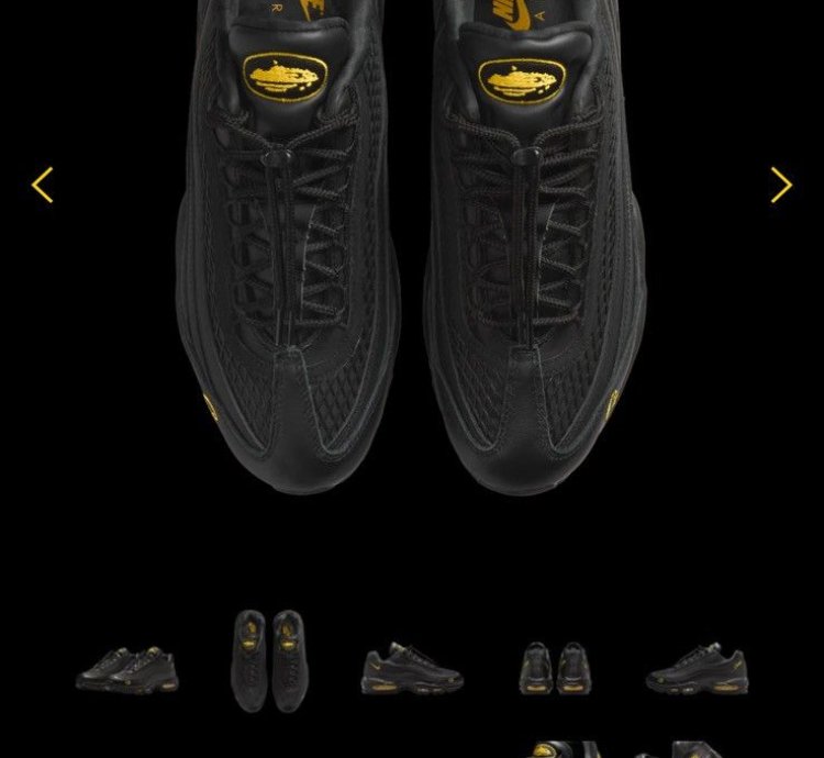 Corteiz Crtz Nike Air Max Honey Blacks - Size 11