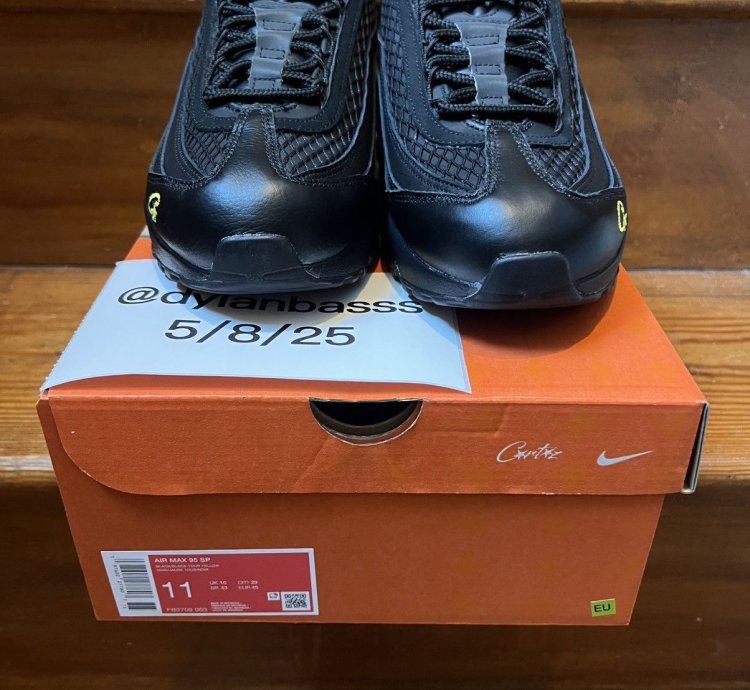 Corteiz Nike Air Max 95 Honey Black - Size 11 - New