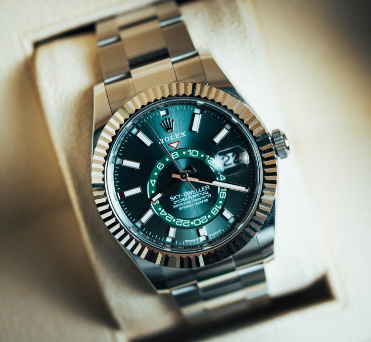 Rolex Sky-dweller Mint Green