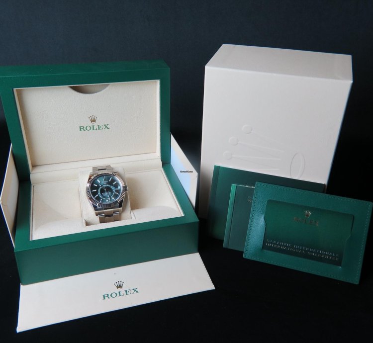 Rolex Sky-dweller Mint Green Dial 336934 New