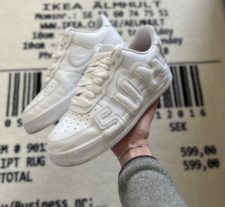 Cpfm Nike Air Force 1 Low White Size 10m