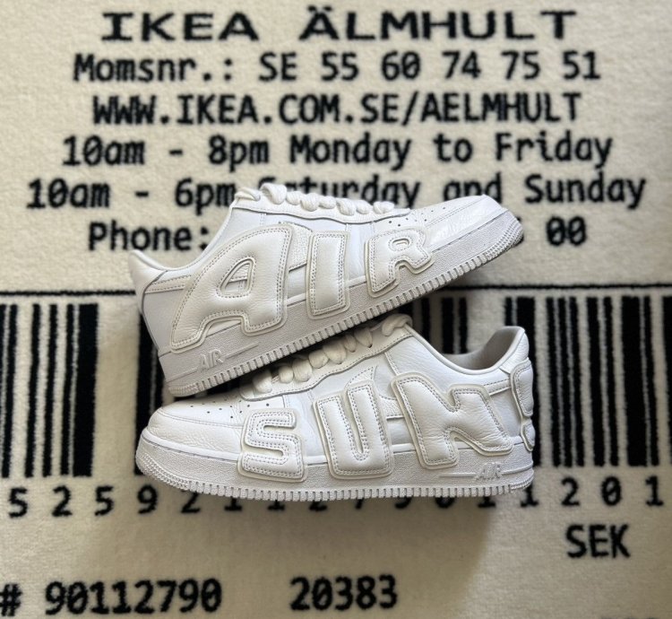 Cpfm Nike Air Force 1 Low White Size 10m