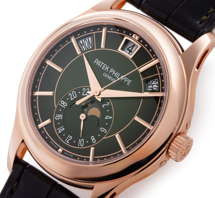 Patek Philippe Annual Calendar 18k Rose Gold 5205r-011 - Ats-w008101
