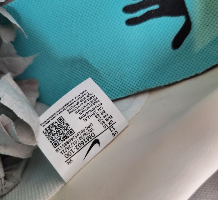 Dm1602-110 Nike Off-white Dunk Low Lot 21