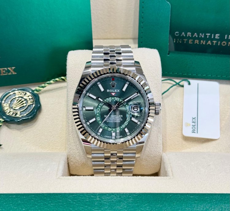 Rolex Sky-dweller New 336934 Mint Green Jubilee 2023
