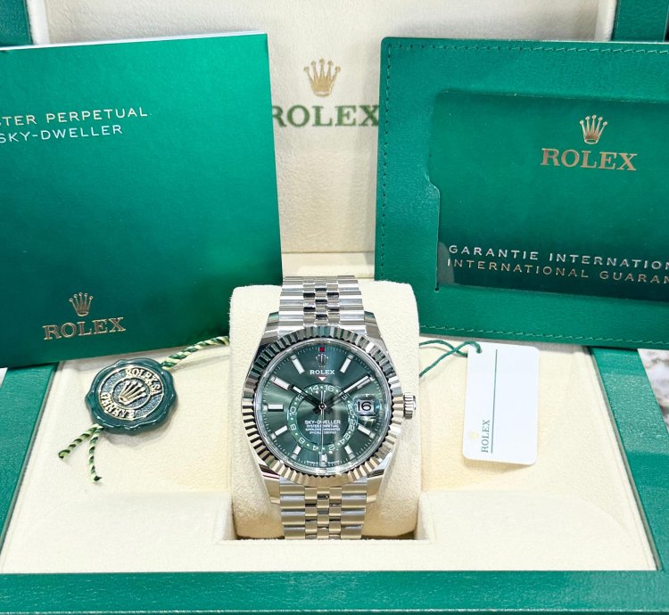 Rolex Sky-dweller New 336934 Mint Green Jubilee 2023