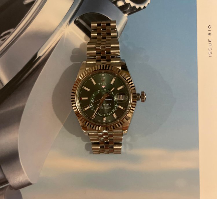 Rolex Sky-dweller New Green Dial Jubilee Skydweller Sky Dweller
