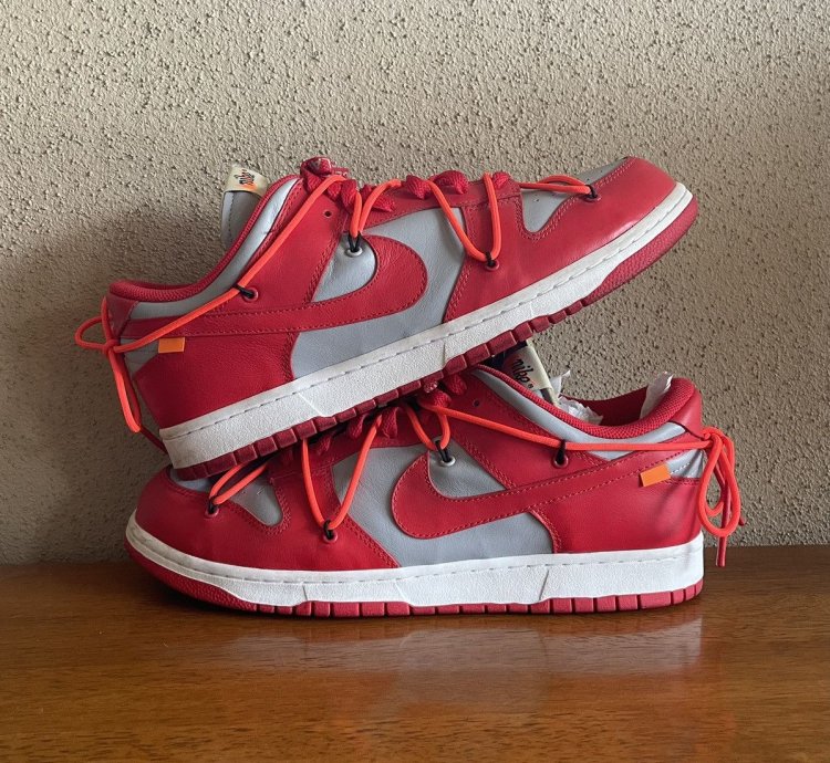 Final Drop Nike Off-white Dunk Low University Red