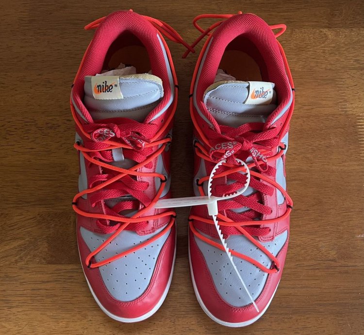 Final Drop Nike Off-white Dunk Low University Red