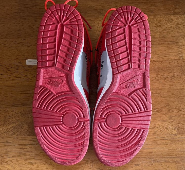 Final Drop Nike Off-white Dunk Low University Red