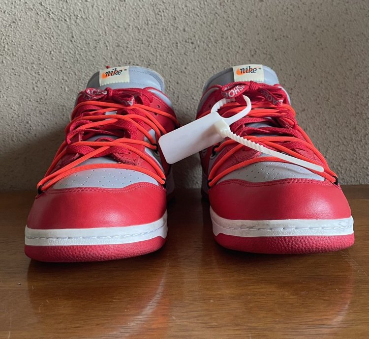 Final Drop Nike Off-white Dunk Low University Red