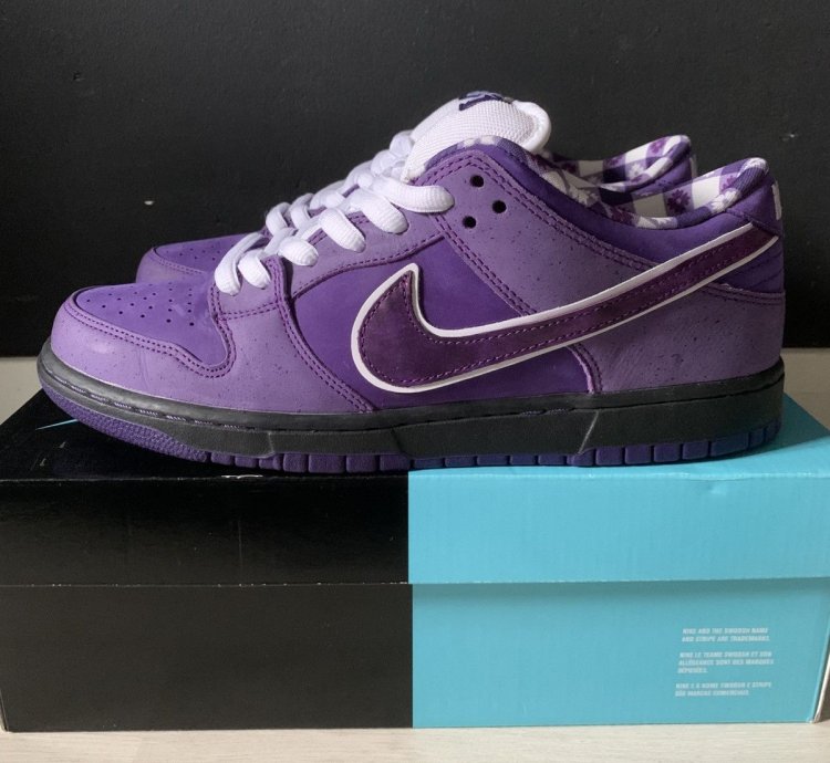 Final Drop Nike Sb Dunk Low Concepts Purple Lobster Us10 5
