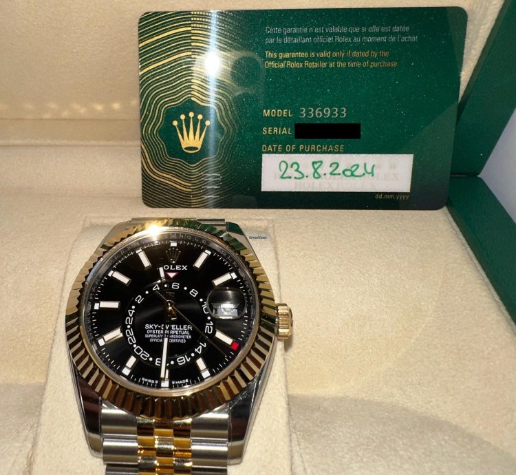 Rolex Sky-dweller New Rolex Sky-dweller 42mm - Yellow Gold Steel