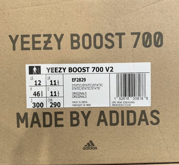 Yeezy 700 V2 Static Size 12