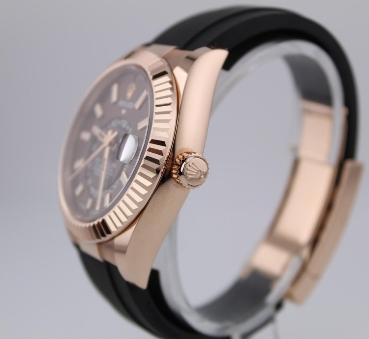 Rolex Sky-dweller Oyster Flex Chocolate Dial - 2022 Full Set