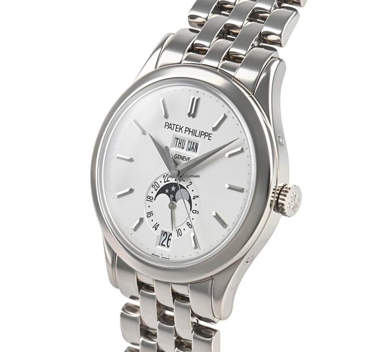 Patek Philippe Annual Calendar Automatic White Gold 38 0mm Box Papers 5396 1g-010