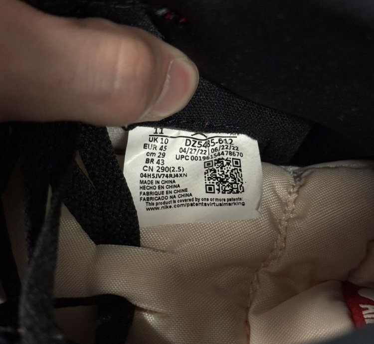 Jordan 1 Lost Found Size 11 dz5485-612 Clean