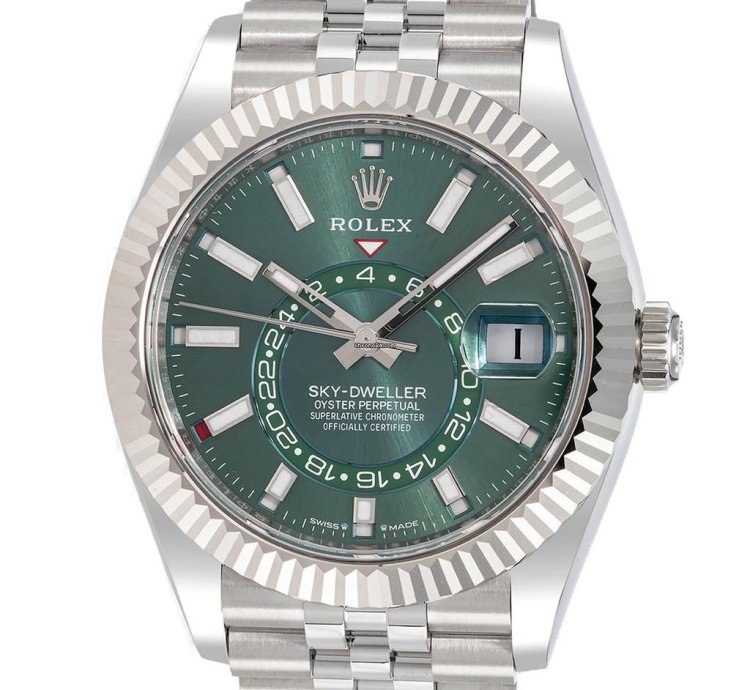 Rolex Sky-dweller Oyster Perpetual Sky-dweller Mintgr Ref 336934