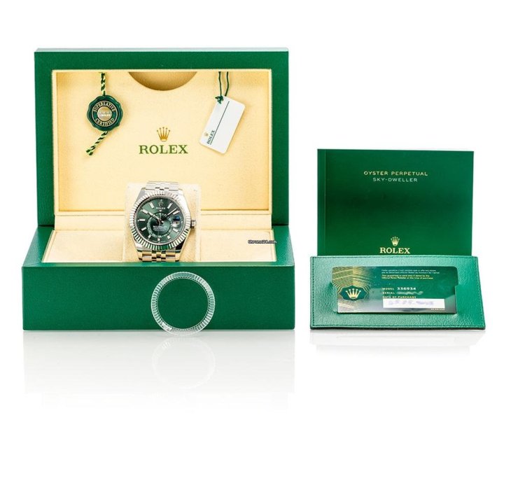 Rolex Sky-dweller Oyster Perpetual Sky-dweller Mintgr Ref 336934