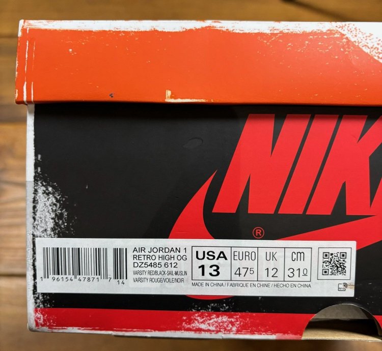 Jordan 1 Retro High Og Chicago Lost Found