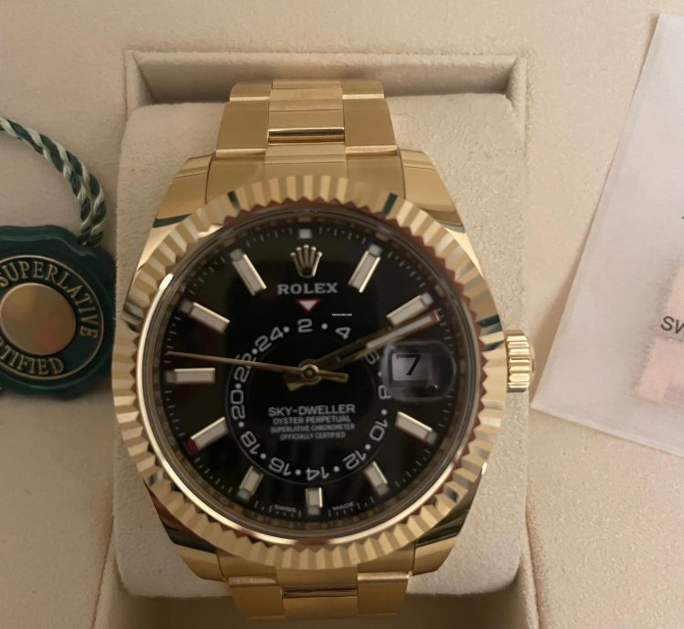 Rolex Sky-dweller Ref 326938 Full Set Absolut Ungetragen Nicht Poliert
