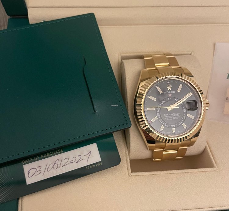 Rolex Sky-dweller Ref 326938 Full Set Absolut Ungetragen Nicht Poliert