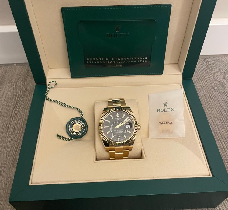 Rolex Sky-dweller Ref 326938 Full Set Absolut Ungetragen Nicht Poliert