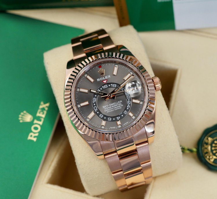 Rolex Sky-dweller Rhodium Dial