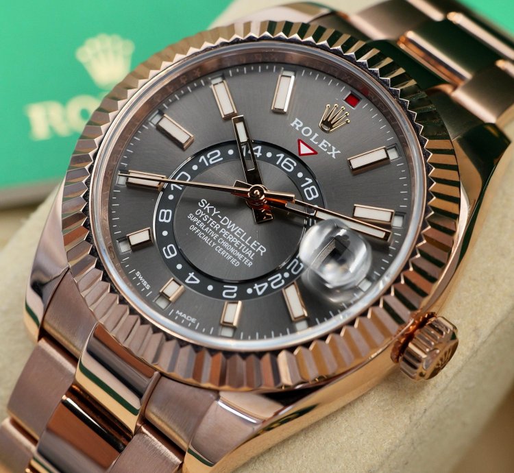 Rolex Sky-dweller Rhodium Dial