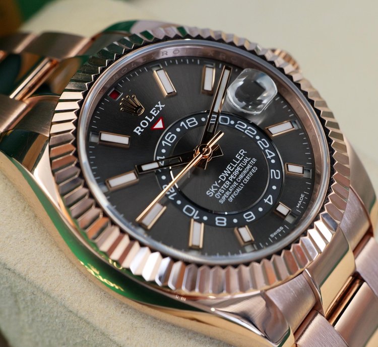 Rolex Sky-dweller Rhodium Dial