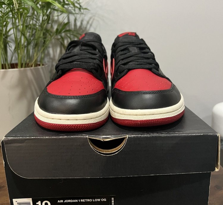 Jordan 1 Retro Low - Bred 2015