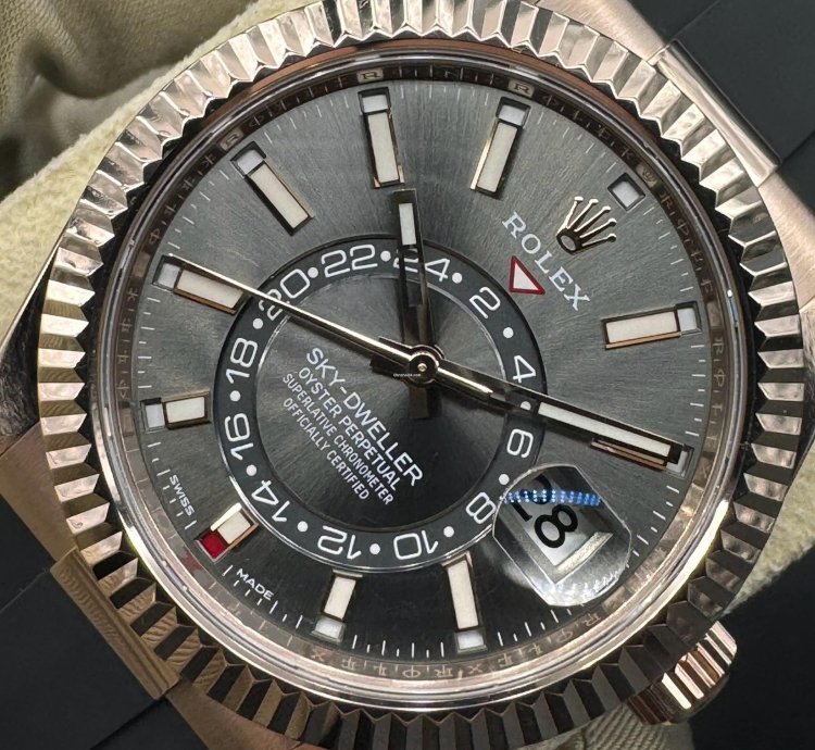 Rolex Sky-dweller Rhodium Dial Unworn