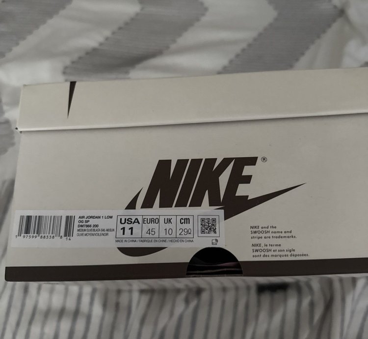 Jordan 1 Retro Low Og Sp Travis Scott Medium Olive