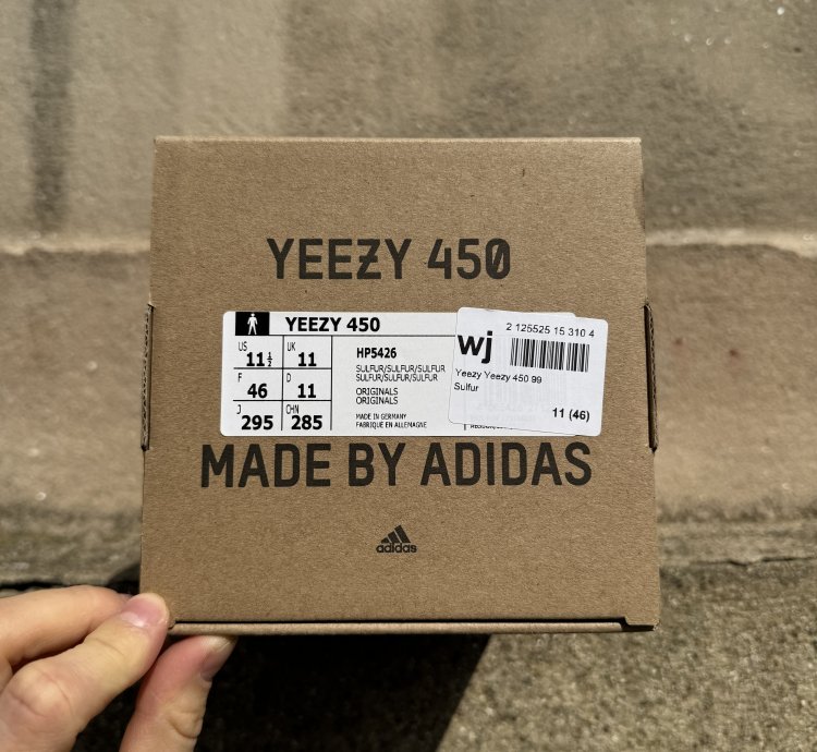 Yeezy Adidas 450 Sulfur Hp5426 Us11 5