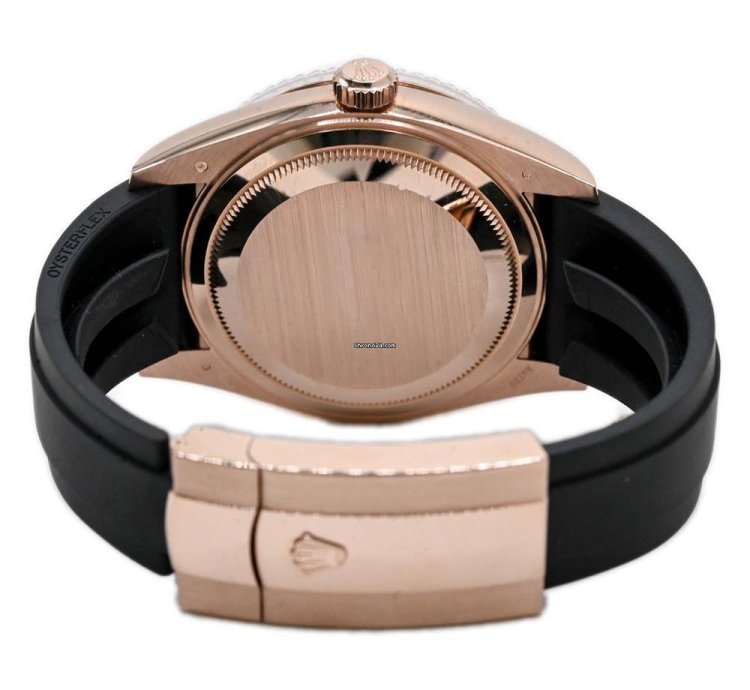 Rolex Sky-dweller Rose Gold 42mm White Dial Oysterflex 326235