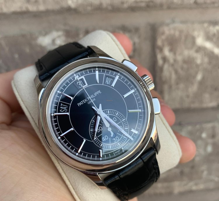 Patek Philippe Annual Calendar Chronograph 5905p-010 Black Annual Calendar Chronograph
